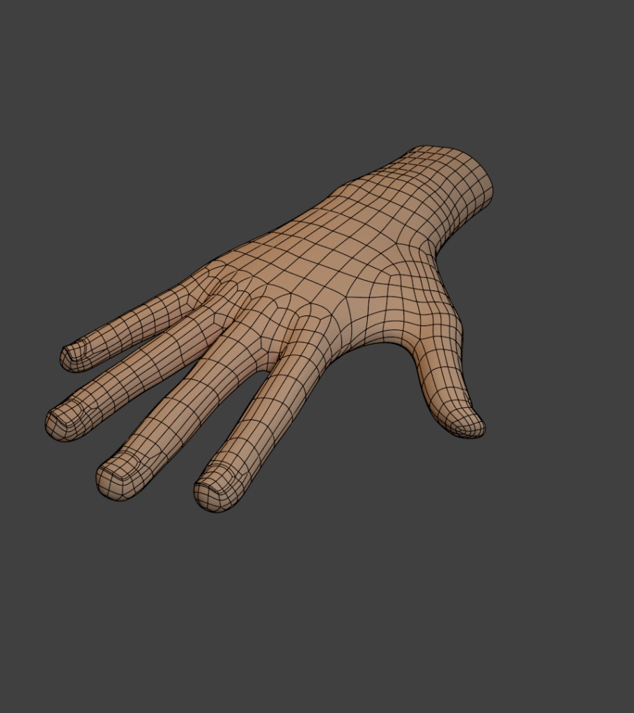Detailed High-Poly Hand preview image 2